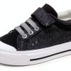 Toandon Girls Sneakers Lightweight Breathable Sparkle Design-0