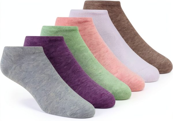 Skechers Womens No Show Socks Seamless Toe Non Terry-0