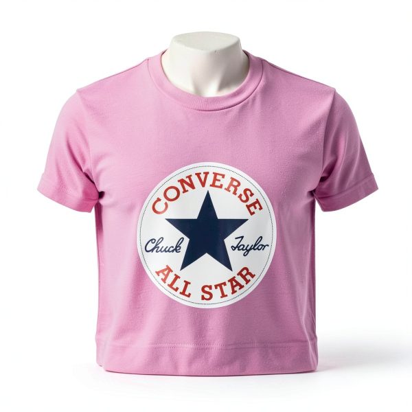 Converse Womens T-Shirt Lightweight Cotton Bold Graphic-5