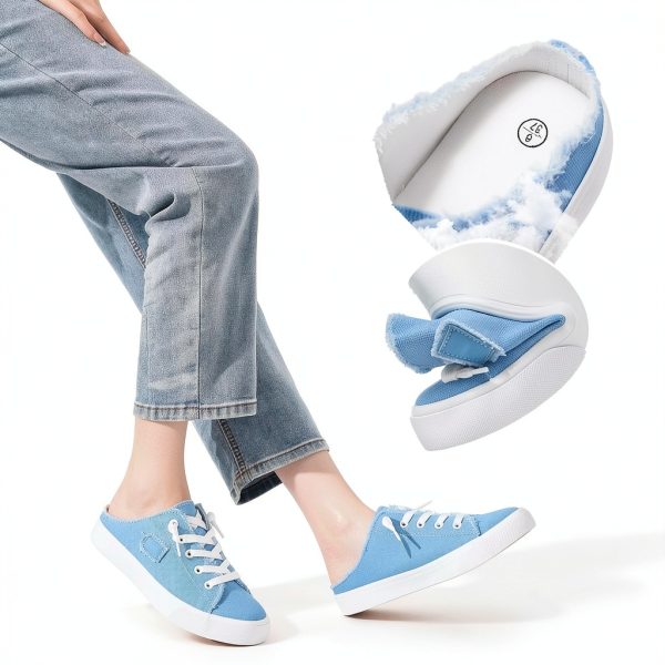 BENPAO Womens Slip On Sneakers Comfort Lining Non Slip Sole-5