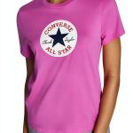 Converse Womens T-Shirt Lightweight Cotton Bold Graphic-0
