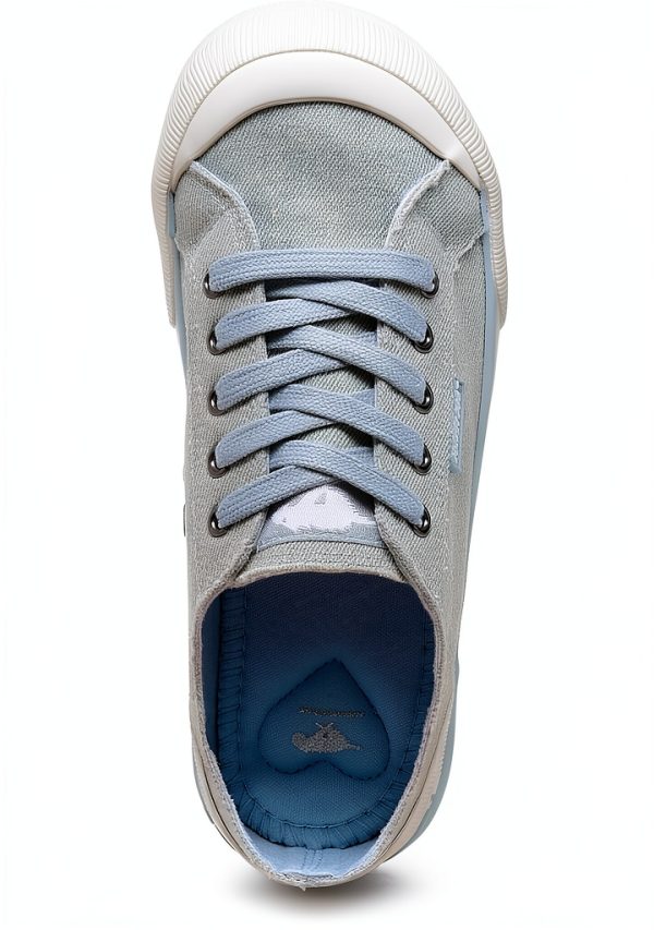 Rocket Dog Womens Denim Sneakers Light Blue Plush Foam-4