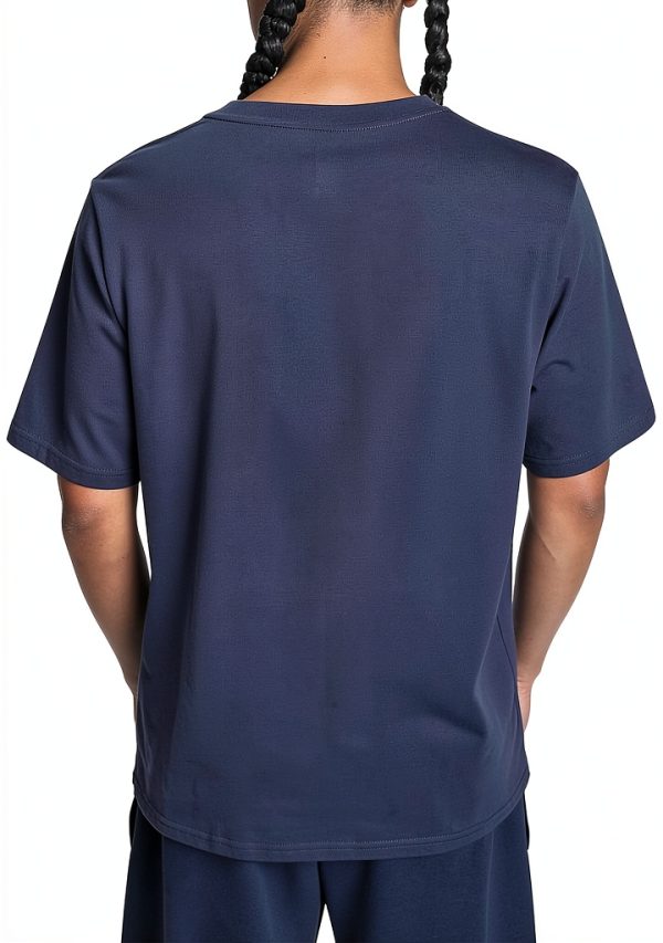 Pavo Cotton T-Shirt Men Casual Comfort Fit Navy Large-3