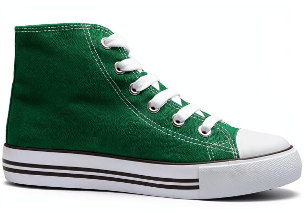 Kids High Top Canvas Sneakers Breathable Anti Slip Sole-3