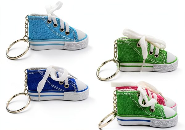 Converse Style Sneaker Keychain Colorful Mini Shoe Accessory-7