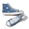 Denim Ripped High Top Sneakers Women Canvas Fashion Shoes-4