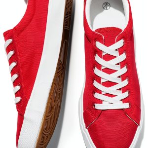 FRACORA Mens Canvas Sneakers Lightweight Comfortable Casual-0