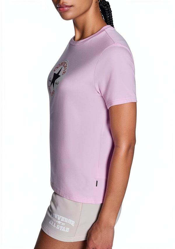 Converse Womens T-Shirt Lightweight Cotton Bold Graphic-2