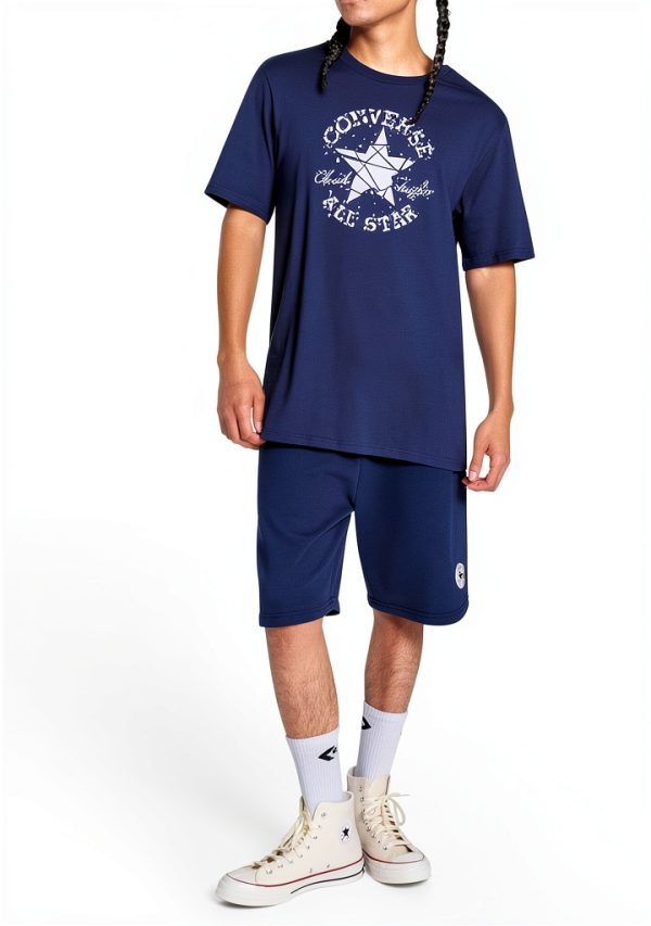 Pavo Cotton T-Shirt Men Casual Comfort Fit Navy Large-1