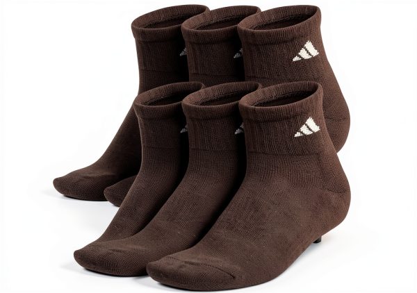 Adidas Womens Athletic Socks Moisture Wicking Cushioned-0