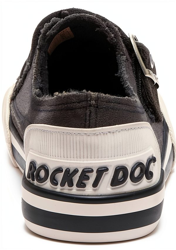 Rocket Dog Womens Sneakers Black Canvas Buckles Comfort-2