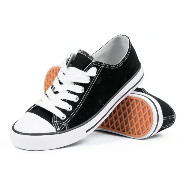 Womens Canvas Sneakers Breathable Comfort Non Slip Sole-1