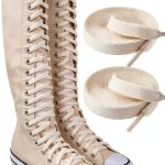 Endoto Shoelaces Polyester Durable Converse Compatible-0