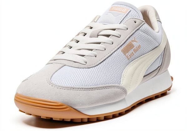 Puma Grey Sneakers Textile Suede Mens Fashion Footwear-1