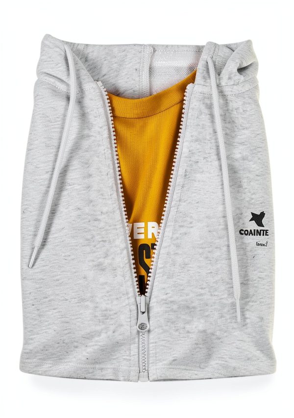 Grey Casual T-Shirt Comfort Fit Premium Cotton Mens Apparel-5