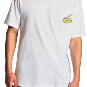 White Black T-Shirt Classic Fit Comfortable Cotton Casual-0