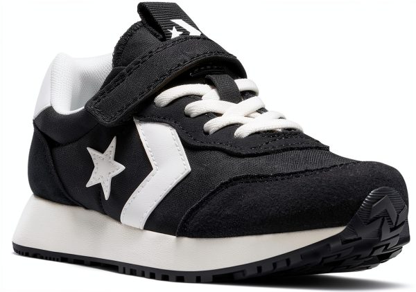 Little Kid Shoes White Black Comfortable Durable Footwear-2