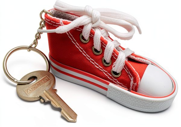 Converse Style Sneaker Keychain Colorful Mini Shoe Accessory-3