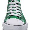 Kids High Top Canvas Sneakers Breathable Anti Slip Sole-5