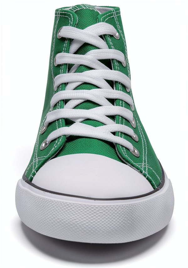 Kids High Top Canvas Sneakers Breathable Anti Slip Sole-5