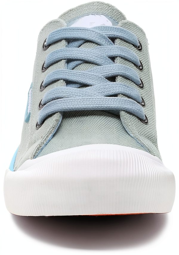 Rocket Dog Womens Denim Sneakers Light Blue Plush Foam-1