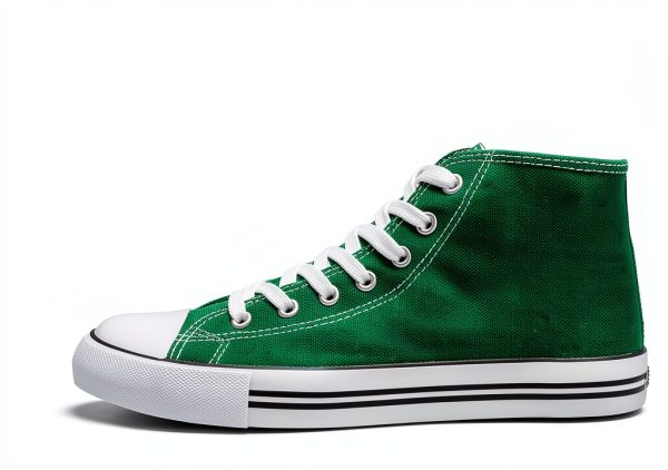 Kids High Top Canvas Sneakers Breathable Anti Slip Sole-4