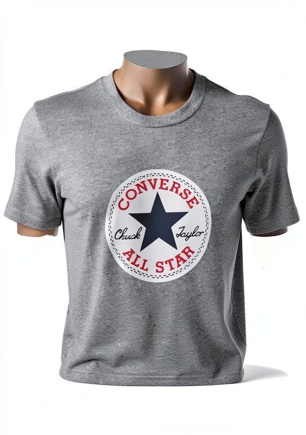 Converse Womens T-Shirt Lightweight Cotton Bold Graphic-5