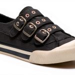 Rocket Dog Womens Sneakers Black Canvas Buckles Comfort-0