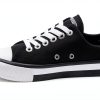 Harley Davidson Womens Sneakers Canvas Cushion Lining Black-4