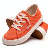 hash bubbie Womens Canvas Sneakers Convertible Lace Up Mules-6