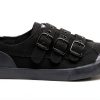 Rocket Dog Womens Sneakers Black Canvas Buckle Design-5