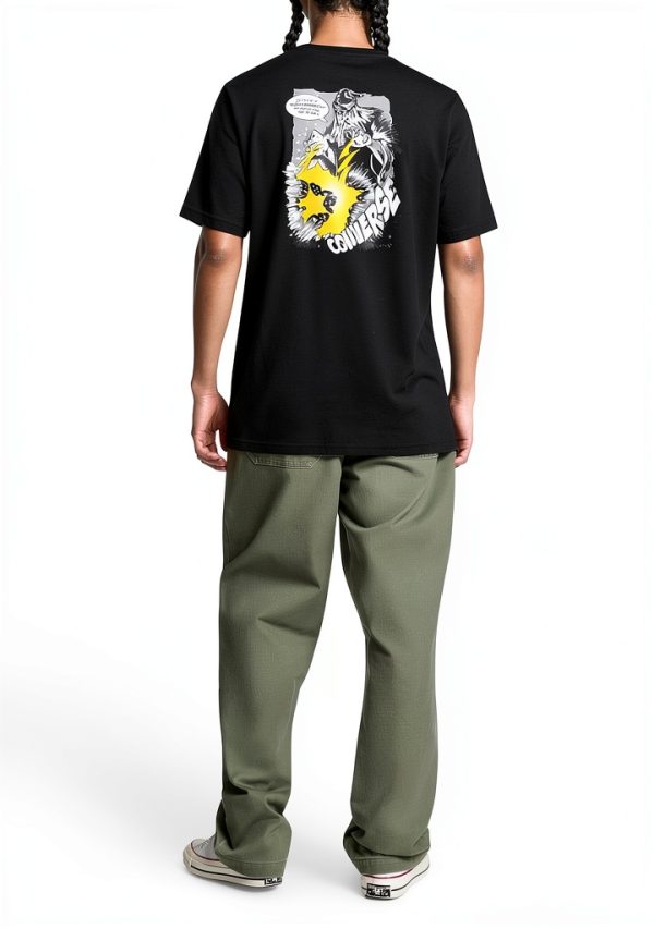 Classic Cotton T-Shirt Black White Sizes XS to XXL-3