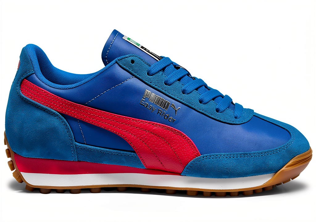 PUMA Easy Rider sneakers in Berry/Warm White color on a neutral background