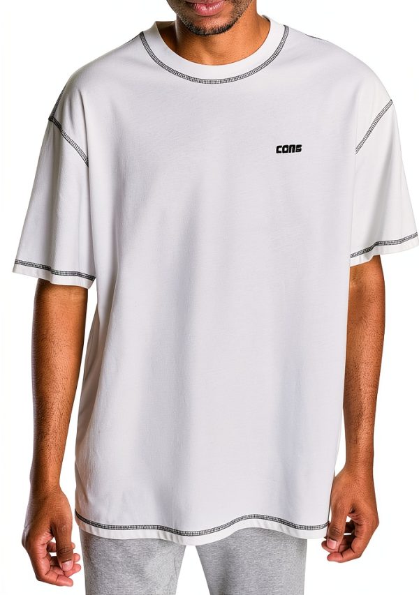 White T-Shirt Classic Cotton Comfort Fit Sizes XS to XXL-5