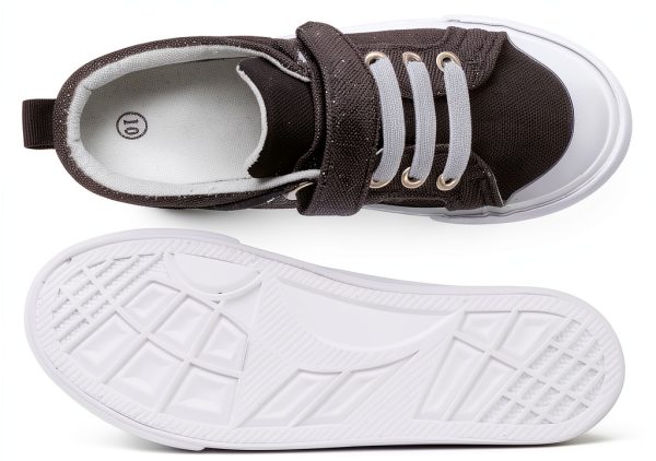 Toandon Girls Sneakers Lightweight Breathable Sparkle Design-5