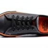 Harley Davidson Womens Oxford Sneakers Black Orange-6