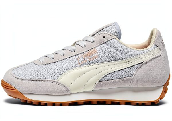 Puma Grey Sneakers Textile Suede Mens Fashion Footwear-2