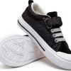Toandon Girls Sneakers Lightweight Breathable Sparkle Design-2