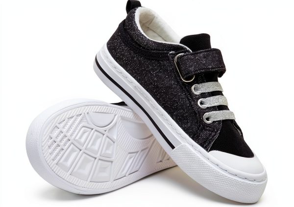 Toandon Girls Sneakers Lightweight Breathable Sparkle Design-2