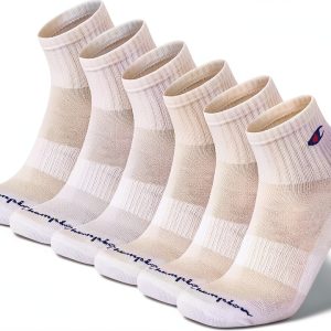 Champion Mens Ankle Socks Moisture Wicking Cushioned Support-0