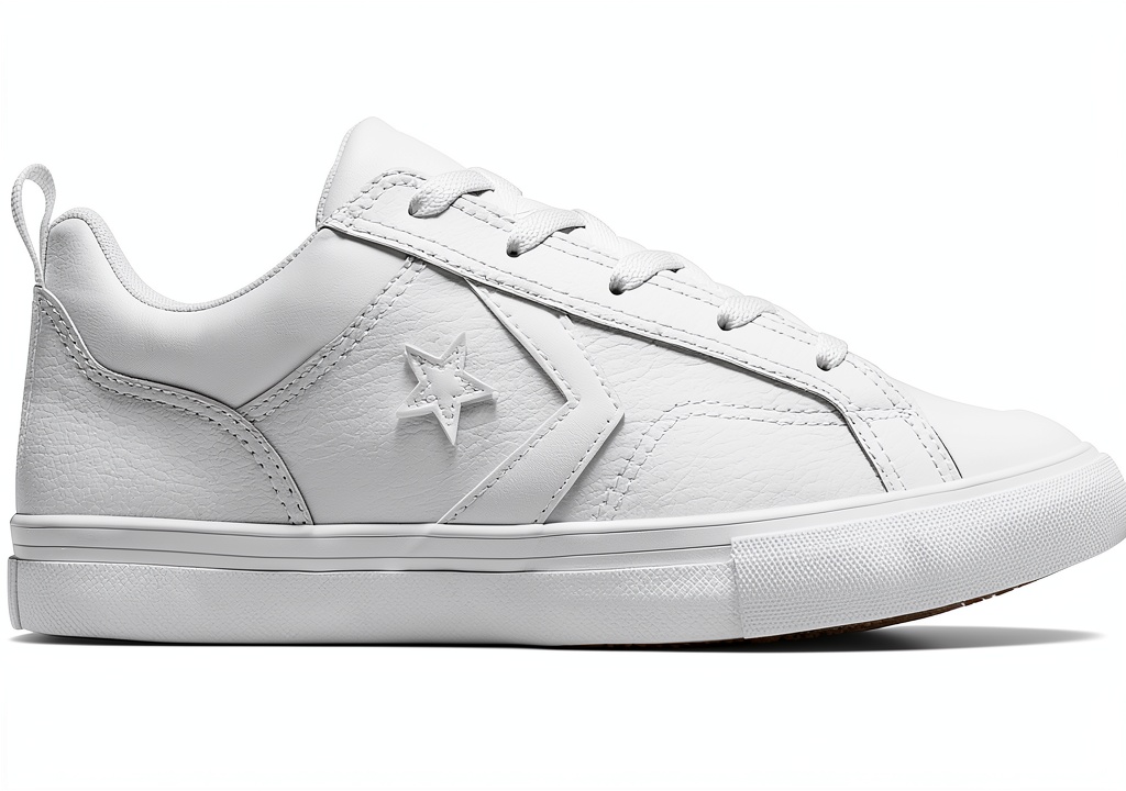 Nike Big Kid sneakers in White color on a playground