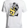 White Black T-Shirt Classic Fit Comfortable Cotton Casual-5