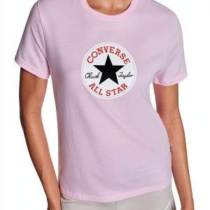 Converse Womens T-Shirt Lightweight Cotton Bold Graphic-0