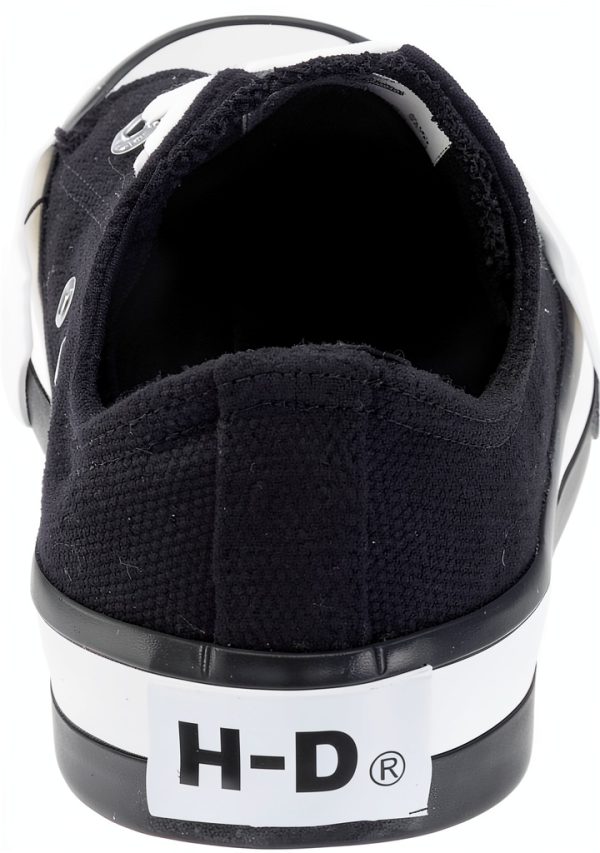 Harley Davidson Womens Sneakers Canvas Cushion Lining Black-3