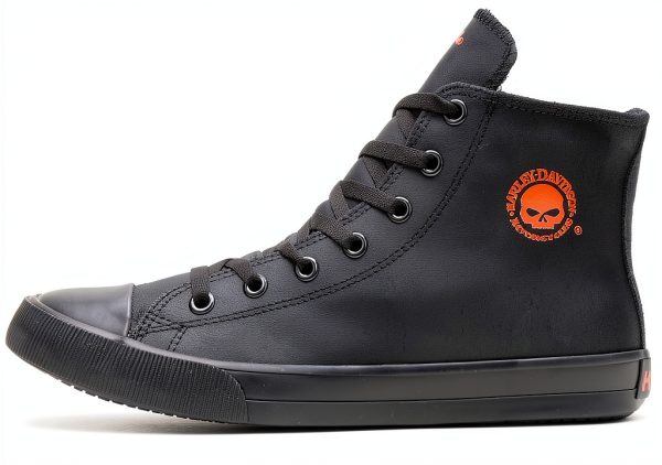 Harley Davidson Skateboarding Shoes Leather Mens Comfort-7