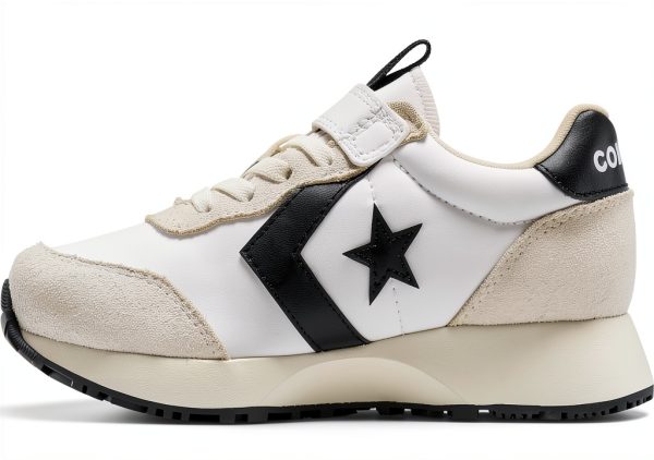 Little Kid Shoes White Black Sizes 1 to 13 Comfortable-1