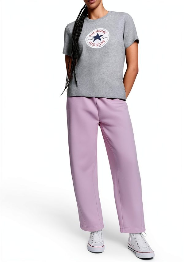 Converse Womens T-Shirt Lightweight Cotton Bold Graphic-1