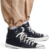 Converse Sneakers Rubber Sole Contrast Stitching Mens-1