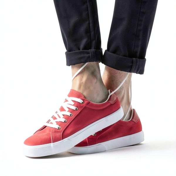 FRACORA Mens Canvas Sneakers Lightweight Comfortable Casual-1