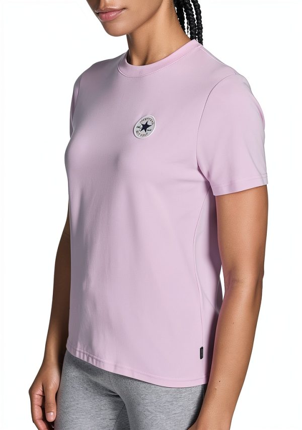 Converse Womens T-Shirt Lightweight Cotton Graphic Print-2